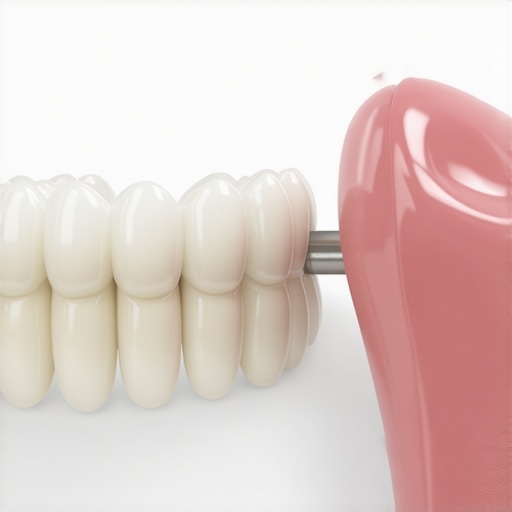 Digital Dentistry in Action Digital scanner and milling machine creating a dental crown in a modern dental clinic