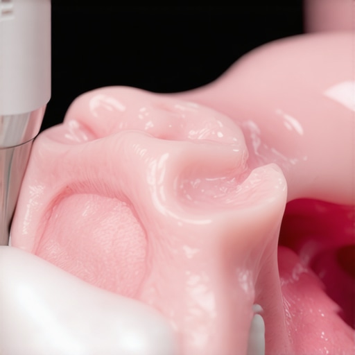 Dentist using digital 3D scanner for precise dental analysis