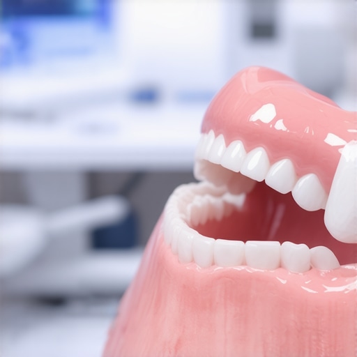 Dentist scanning patient's teeth with advanced digital intraoral scanner in a contemporary dental office.