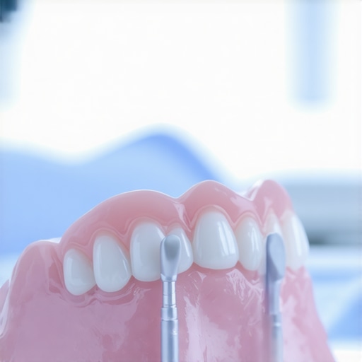 Dentist performing a digital bio-data scan on a patient to monitor dental health