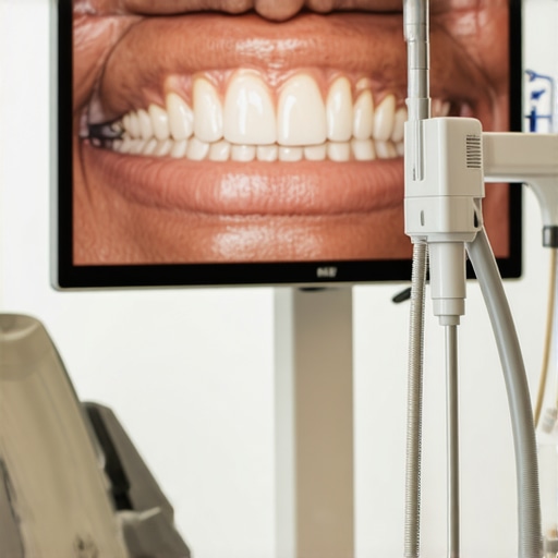 3D Dental Scanning for Maintenance A 3D dental scan being used to monitor tooth position and crown fit.