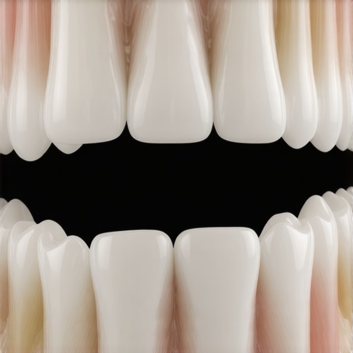 A digital 3D dental scan used by dentists to check the structural integrity and fit of a dental bridge.