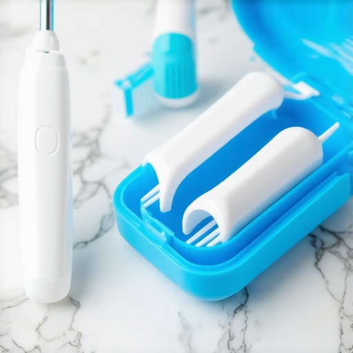 A collection of professional dental tools for maintaining crowns and restorations.