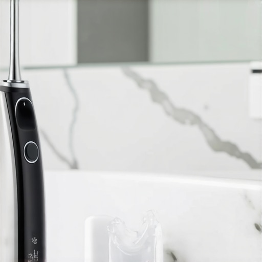 Professional water flosser and custom night guard for crown protection