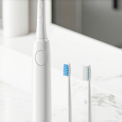 Electric toothbrush and interproximal brushes for crown and veneer care