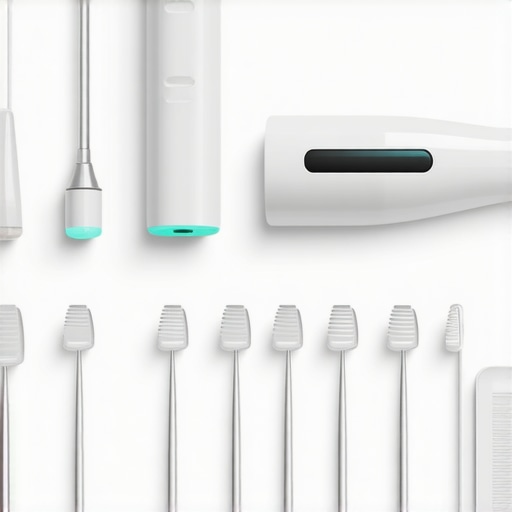 Advanced Tools for Dental Implant Maintenance Professional dental maintenance tools including water flosser and intraoral camera
