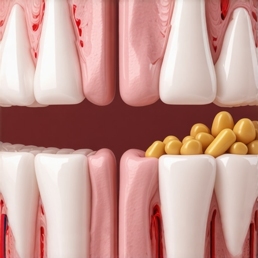 Bilateral Chewing Technique for Denture Stability Diagram illustrating how to chew on both sides of the mouth simultaneously to keep new dentures stable.