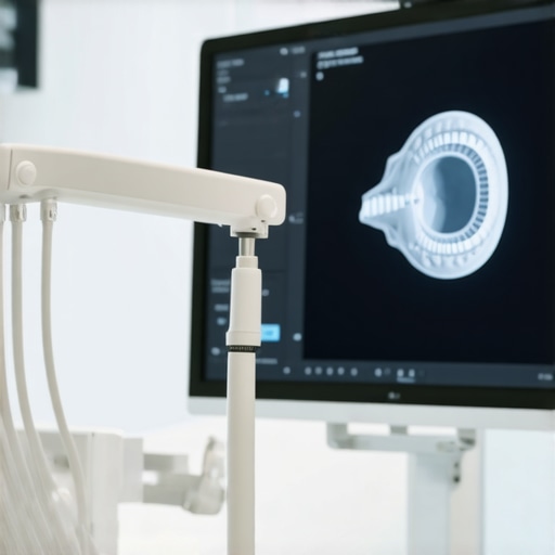 A high-tech 3D scan of teeth used for dental maintenance and precision crown fitting