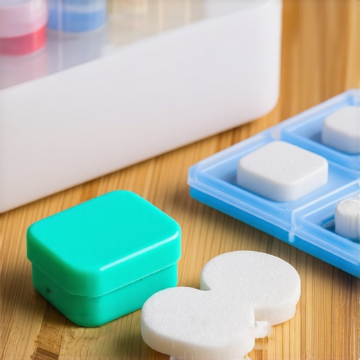A temporary dental cement and wax kit used for stabilizing a broken tooth.