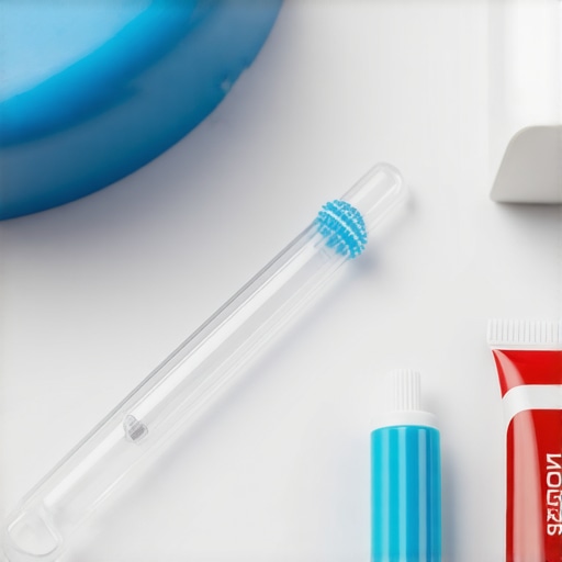 A collection of tools for temporary tooth repair including wax and a fine file.