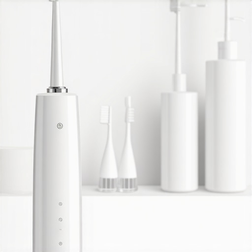 Essential Maintenance Tools for Cosmetic Dentistry A collection of dental hygiene tools including a water flosser and interdental brushes on a clean surface.
