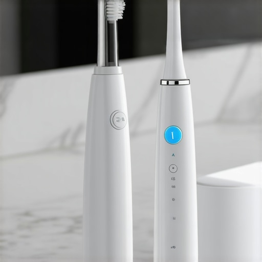 Electric toothbrush and water flosser for dental crown maintenance