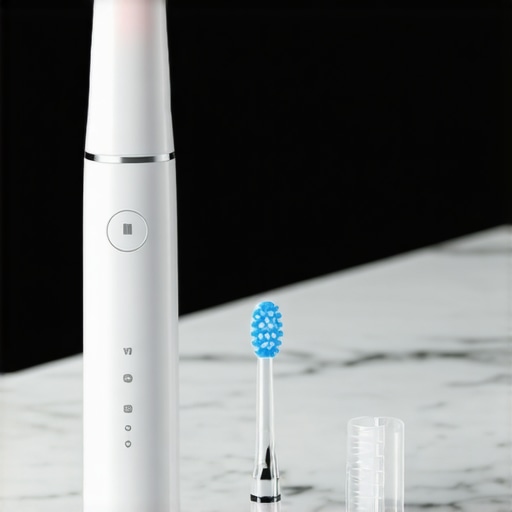 An electric toothbrush and a protective night guard for maintaining cosmetic dental work.