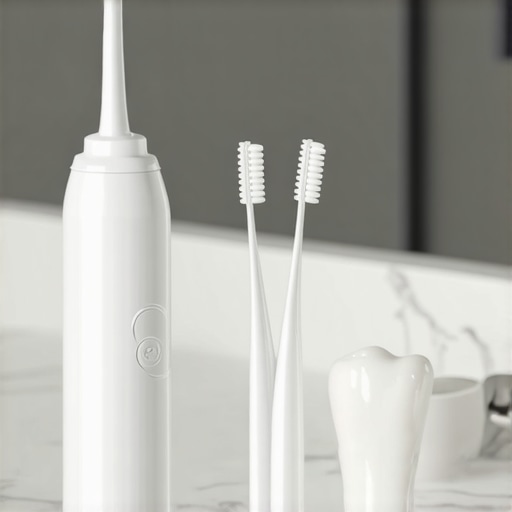 Water flosser and interdental brushes for cleaning dental crowns