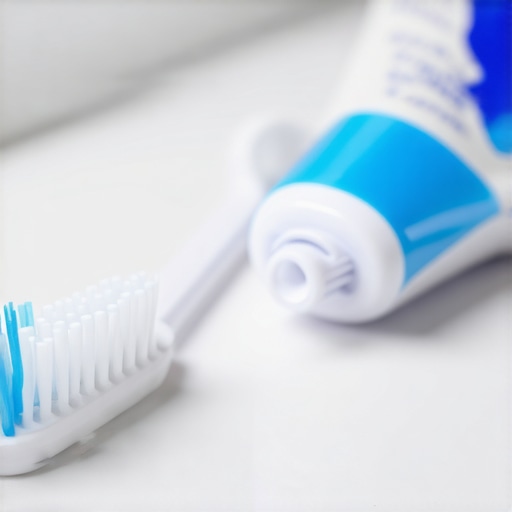 A soft toothbrush and sensitive toothpaste for managing tooth pain after a scaling and root planing procedure.