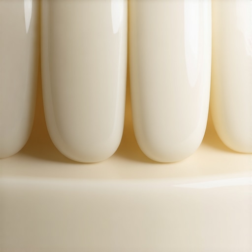 A porcelain dental crown being prepared for a restorative dental procedure.