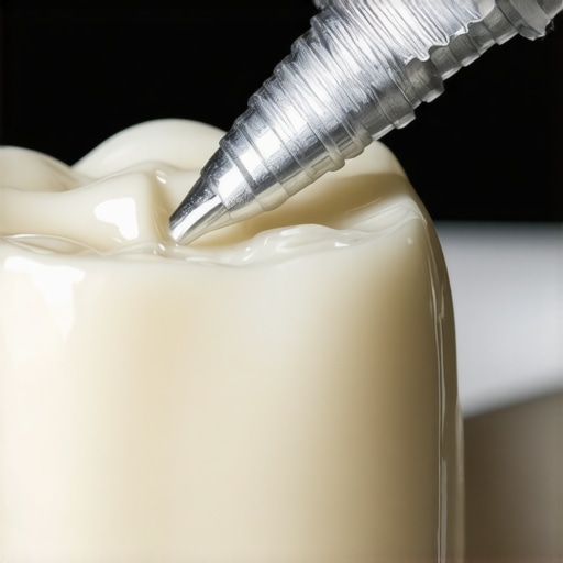 How to fix a temporary crown at home Applying temporary dental cement to a crown