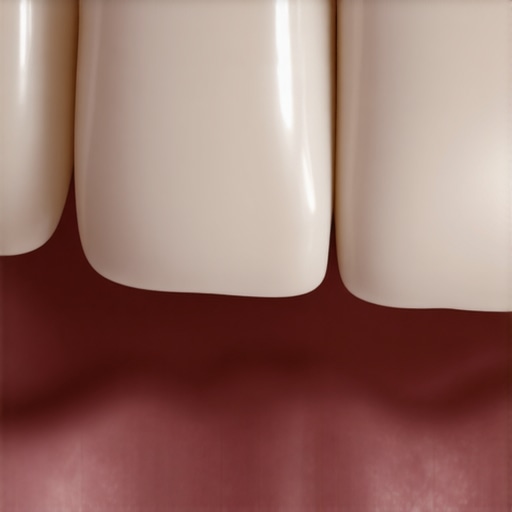 Close up of a dental crown with a marginal gap.