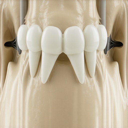 Modern 3D Dental Scan Analysis A digital 3D dental scan showing jaw alignment and tooth structure for functional dentistry.