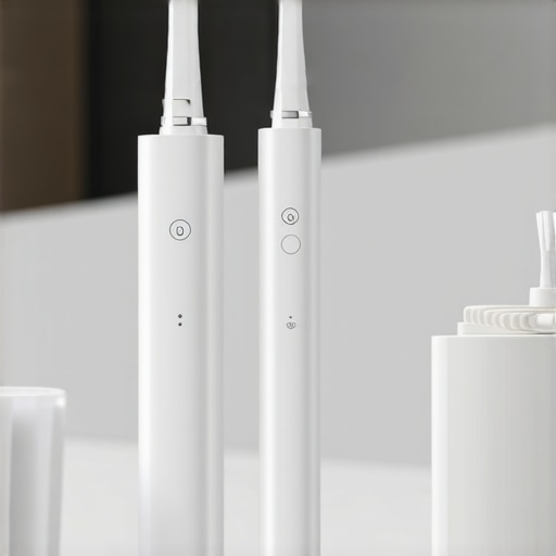 A high-end electric toothbrush, water flosser, and dental night guard for crown maintenance.