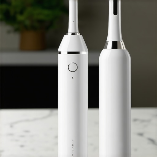 High-tech 3D dental scanner and water flosser for crown maintenance
