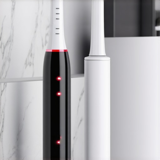 Electric toothbrush and water flosser for crown maintenance
