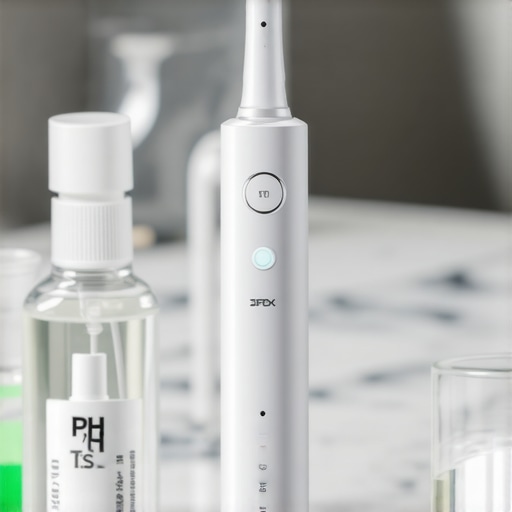 Electric toothbrush with pressure sensor and pH strips for dental care