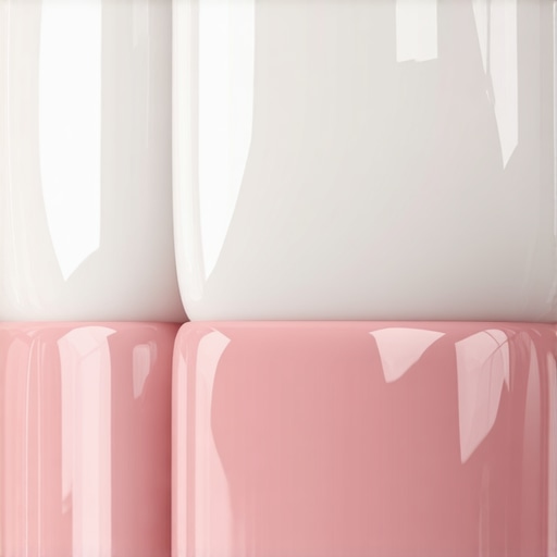 A close-up view showing the natural-looking margin of a modern porcelain dental crown against healthy gum tissue.