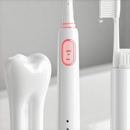 Electric toothbrush with pressure sensor and water flosser for crown care