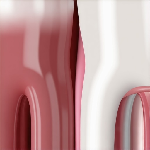A close-up view of a modern porcelain dental crown blending perfectly with the gum line.
