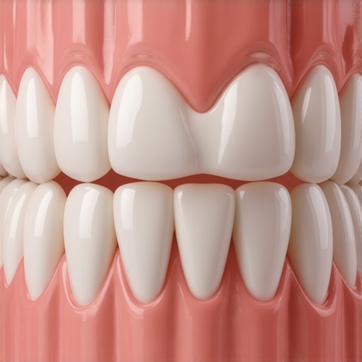 The Architecture of Primary and Permanent Teeth An anatomical dental model showing how baby teeth guide adult teeth into the correct position.