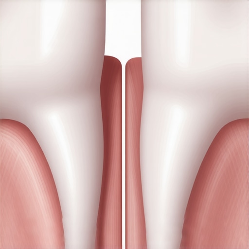 Comparison of a natural tooth showing light depth and a dental crown showing opacity.