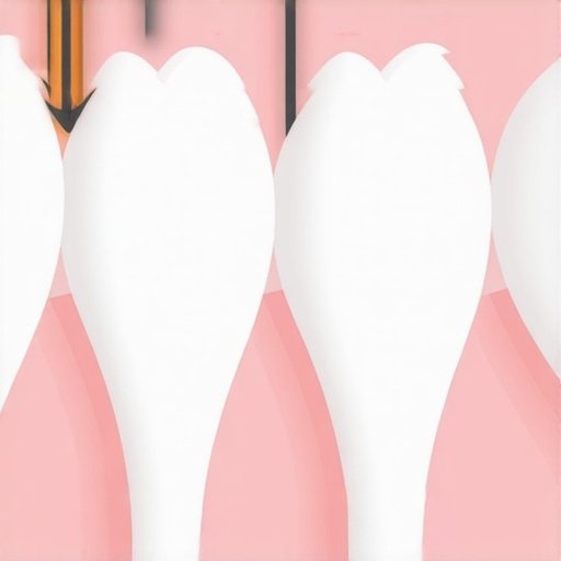 A detailed view of a dental crown and gum line highlighting where bacteria can potentially leak underneath a restoration.